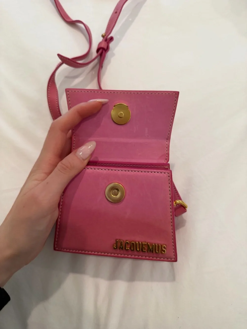 Jacquemus pink leather mini Chiquito-style crossbody bag - Picture 5 of 5